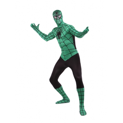 Green And Black Spiderman Halloween Costume